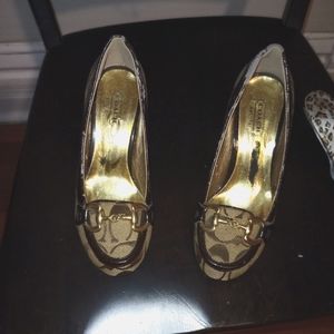 Casual heel Coach shoe